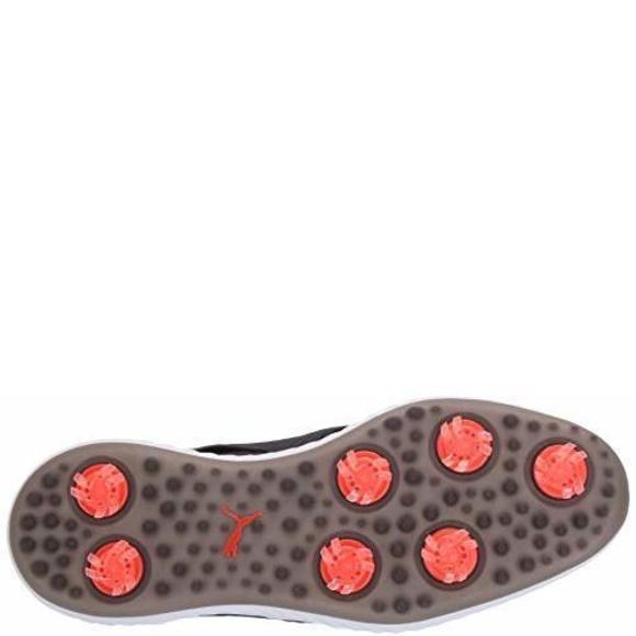 PUMA GOLF MEN'S IGNITE PWRADAPT CAGED DISC GOLF SHOE, PUMA BLACK-PUMA SILVE - Picture 5 of 6